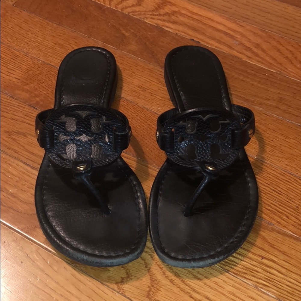 Tory Burch Sandals black leather